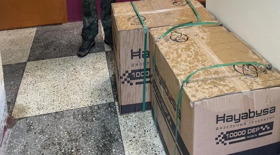 Дизельные генераторы передали в зону СВО из Зеленчукского района КЧР